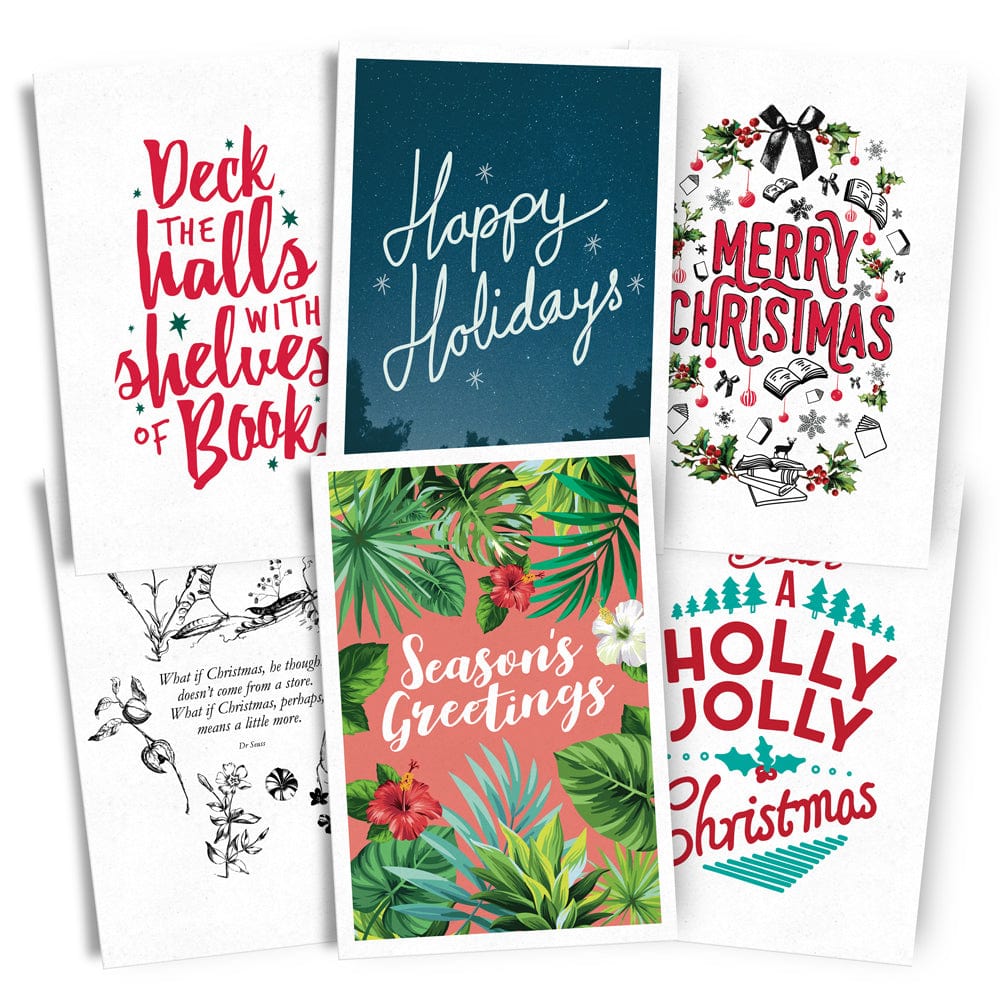 Happy Holidays Pack of 5 Holiday Cards
